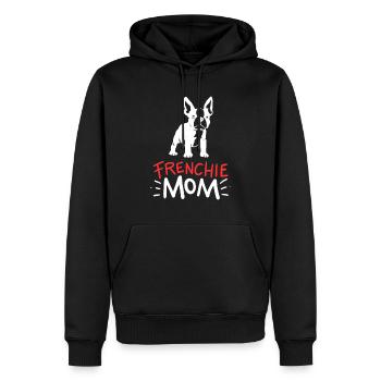 Französische Bulldogge Mama Frenchie Mom Geschenk - Männer Premium Bio Hoodie - Schwarz - Vorne - Nico (187cm)