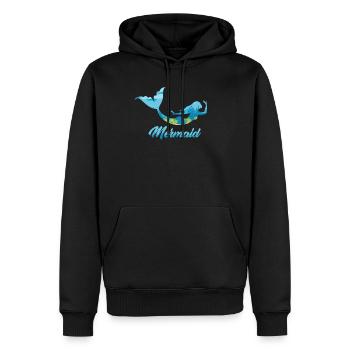 Meerjungfrau Seejungfrau Nixe Märchen - Männer Premium Bio Hoodie - Schwarz - Vorne - Nico (187cm)