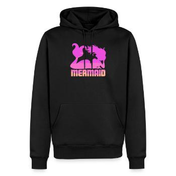 Meerjungfrau Seejungfrau Nixe Märchen - Männer Premium Bio Hoodie - Schwarz - Vorne - Nico (187cm)