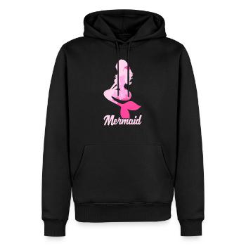 Meerjungfrau Seejungfrau Nixe Märchen - Männer Premium Bio Hoodie - Schwarz - Vorne - Nico (187cm)