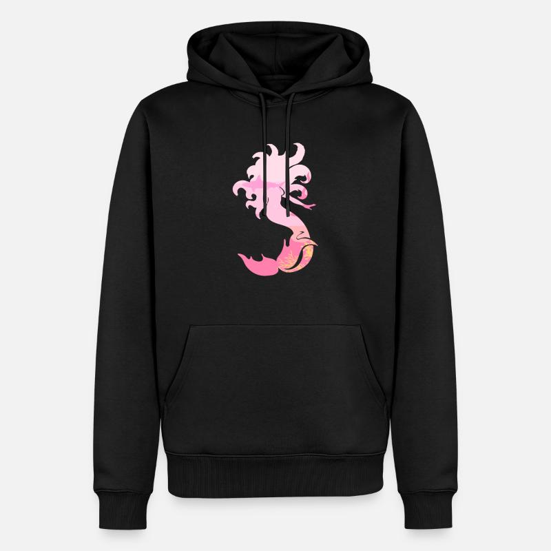 Sirène sirène sirène conte de fées - Sweat à capuche Premium bio Homme - noir