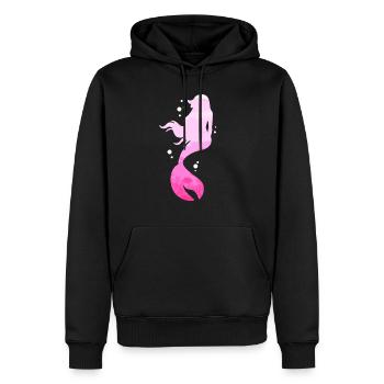 Meerjungfrau Seejungfrau Nixe Märchen - Männer Premium Bio Hoodie - Schwarz - Vorne - Nico (187cm)
