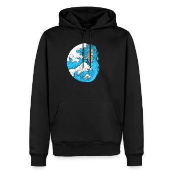 Meerjungfrau Seejungfrau Nixe Märchen - Männer Premium Bio Hoodie - Schwarz - Vorne - Nico (187cm)