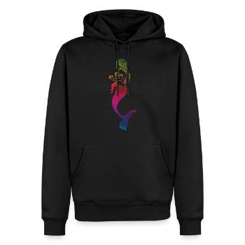 Meerjungfrau Seejungfrau Nixe Märchen - Männer Premium Bio Hoodie - Schwarz - Vorne - Nico (187cm)