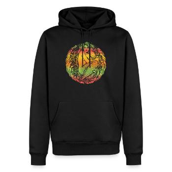 Meerjungfrau Seejungfrau Nixe Märchen - Männer Premium Bio Hoodie - Schwarz - Vorne - Nico (187cm)