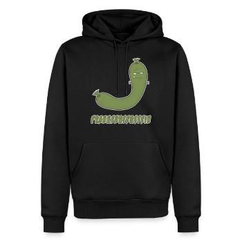 Fun Frankenstein / Frankfurter costume | Men Women - Men’s Premium Organic Hoodie - black - Front - Nico (187cm)