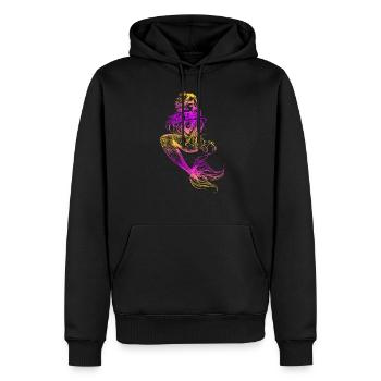 Meerjungfrau Seejungfrau Nixe Märchen - Männer Premium Bio Hoodie - Schwarz - Vorne - Nico (187cm)