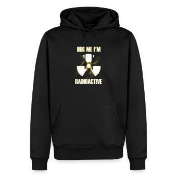 press myself I am radioactive - Men’s Premium Organic Hoodie - black - Front - Nico (187cm)
