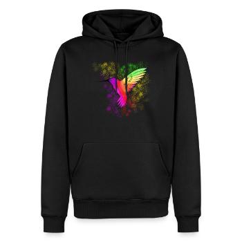 Hummingbird beautiful creature beautiful hummingbird - Men’s Premium Organic Hoodie - black - Front - Nico (187cm)
