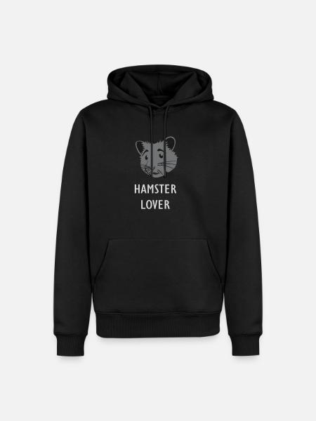 Hamster - Goldhamster - Hamsterliebhaber - - Männer Premium Bio Hoodie - Schwarz