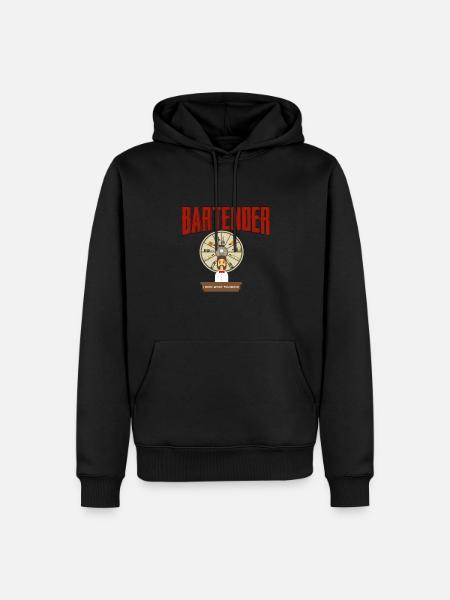 Bartender - Bartender - Bar - Men’s Premium Organic Hoodie - black