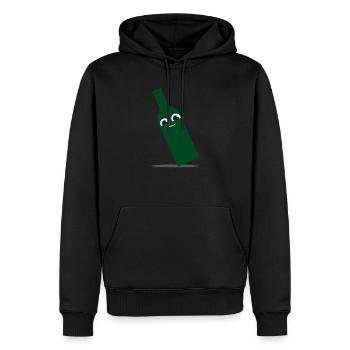 Nice objects - bottle - Men’s Premium Organic Hoodie - black - Front - Nico (187cm)