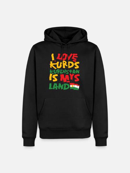 Kurdistan Tigris - Herre Premium økologisk hoodie - sort