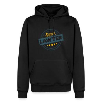Anwalt - Männer Premium Bio Hoodie - Schwarz - Vorne - Nico (187cm)