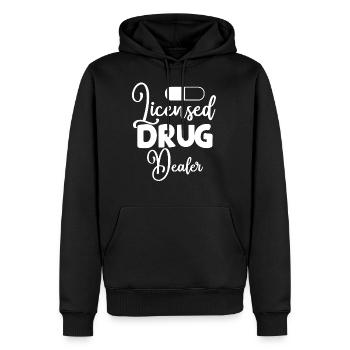 Apotheker T-Shirt - Apotheker - Medikament - Pille - Männer Premium Bio Hoodie - Schwarz - Vorne - Nico (187cm)