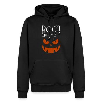 Déguisement d'Halloween - Sweat à capuche Premium bio Homme - noir - Devant - Nico (187cm)