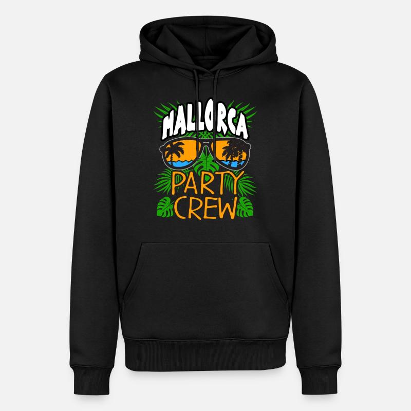 Mallorca - Männer Premium Bio Hoodie - Schwarz