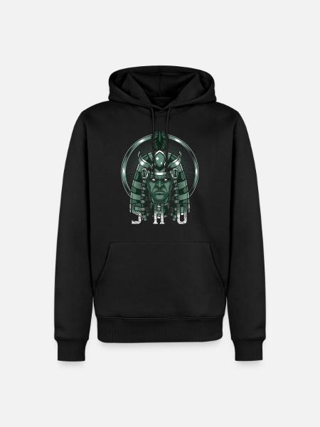 Gott der Luft Shu Ägyptisch Ägypten Gottheit - Männer Premium Bio Hoodie - Schwarz