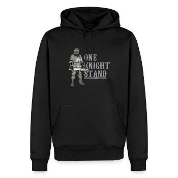 middle Ages - Men’s Premium Organic Hoodie - black - Front - Nico (187cm)