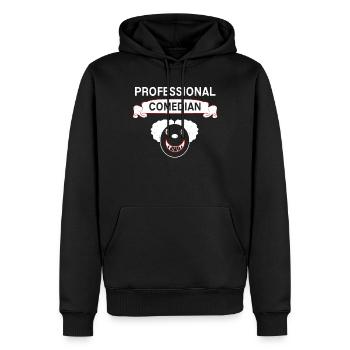 Professional comedian comedian saying gift - Men’s Premium Organic Hoodie - black - Front - Nico (187cm)