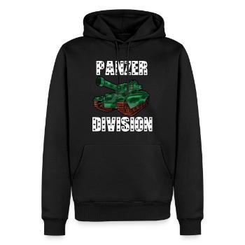 Panzer Division Bundeswehr Militaire Chars de combat - Sweat à capuche Premium bio Homme - noir - Devant - Nico (187cm)