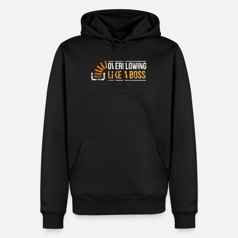 Programmateur Stackoverflow - Sweat à capuche Premium bio Homme - noir