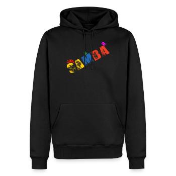 Samba latin danse danse danseur danse cadeau - Sweat à capuche Premium bio Homme - noir - Devant - Nico (187cm)