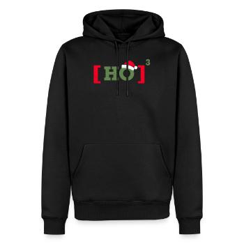 Cadeau de t-shirt drôle de Noël - Sweat à capuche Premium bio Homme - noir - Devant - Nico (187cm)