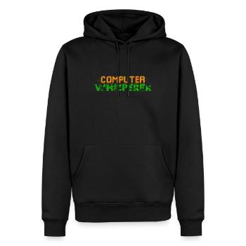 Computer Whisperer - Computer Science Programmer - Männer Premium Bio Hoodie - Schwarz - Vorne - Nico (187cm)