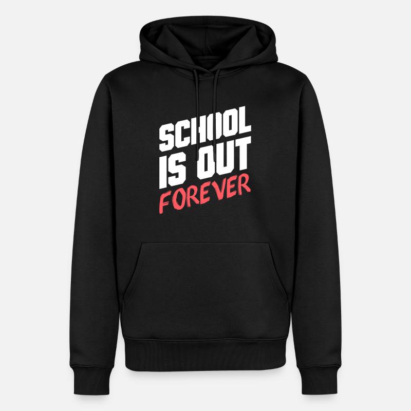 Schulabschluss - Männer Premium Bio Hoodie - Schwarz