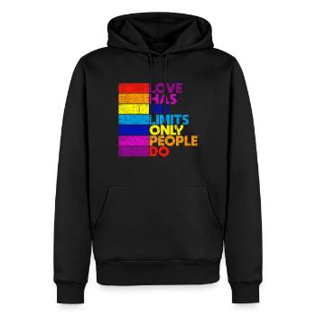 L'amour ne connaît pas de limites Pride Pride CSD - Sweat à capuche Premium bio Homme - noir - Devant - Nico (187cm)