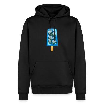 Lecker Jasmineeis - Männer Premium Bio Hoodie - Schwarz - Vorne - Nico (187cm)