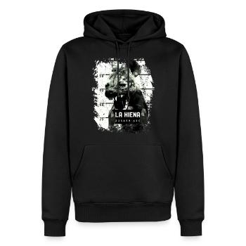 Hyena | Prison picture | prison - Men’s Premium Organic Hoodie - black - Front - Nico (187cm)