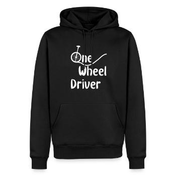 One Wheel Driver Einradfahrer Radfahrer - Männer Premium Bio Hoodie - Schwarz - Vorne - Nico (187cm)