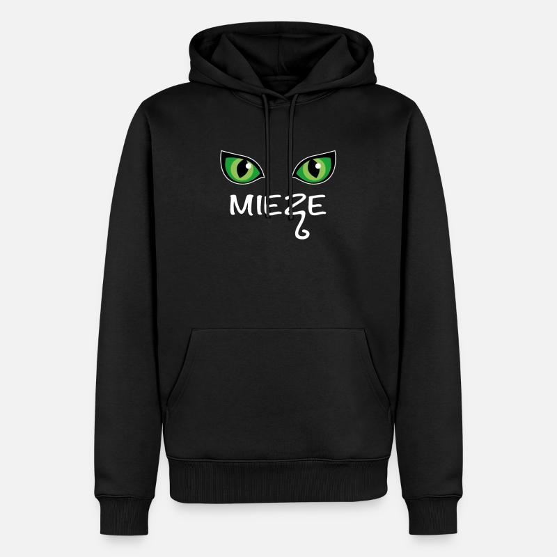 Mieze - Männer Premium Bio Hoodie - Schwarz