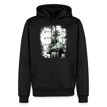 Prison kangaroo marsupial funny - Men’s Premium Organic Hoodie - black - Front - Nico (187cm)