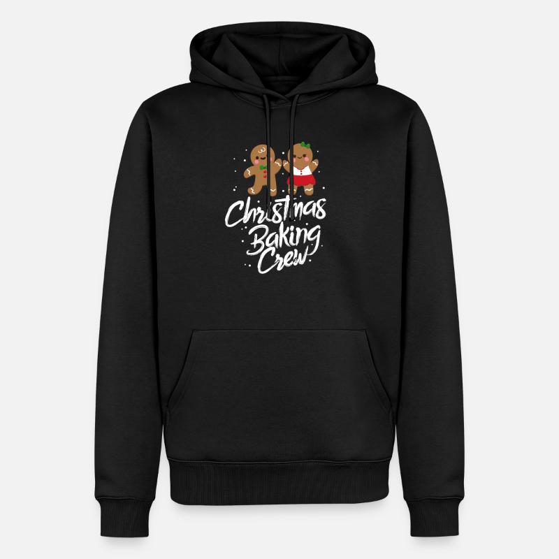 Cuisson de Noël - Sweat à capuche Premium bio Homme - noir