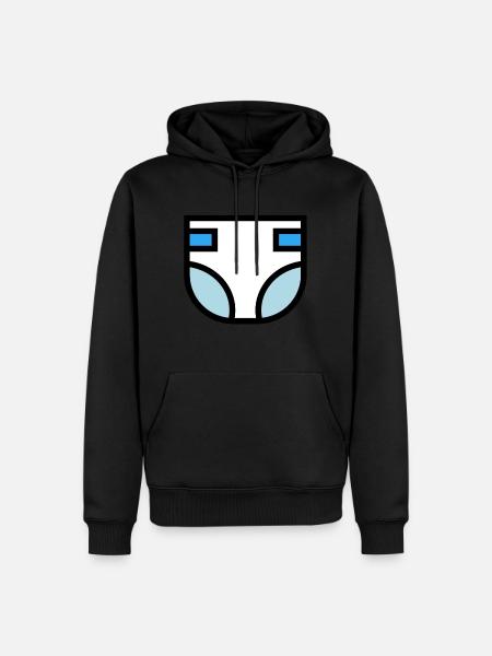Windel Super süße Geschenkidee - Männer Premium Bio Hoodie - Schwarz