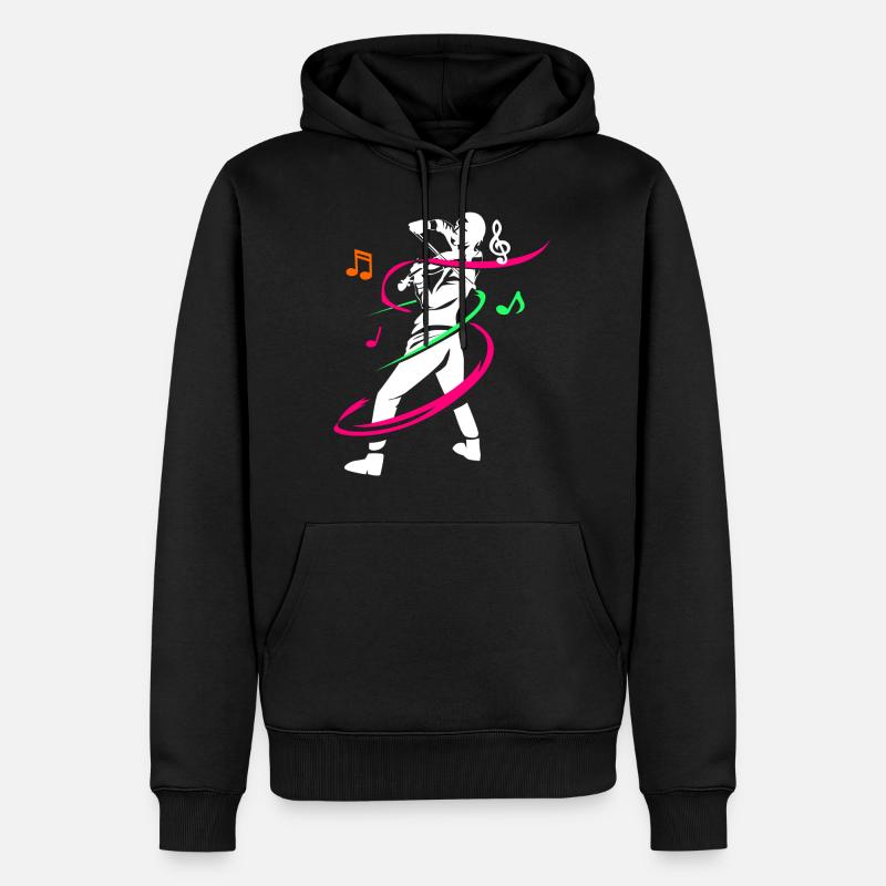Cadeau violon violon violon - Sweat à capuche Premium bio Homme - noir