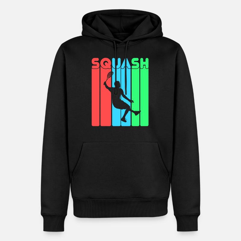 Squash - Männer Premium Bio Hoodie - Schwarz