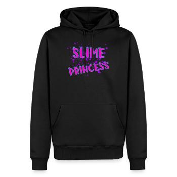 Schleim-Prinzessin, Schleim-Geschenk, Schleim-Leben, Schleim-Geschenk - Männer Premium Bio Hoodie - Schwarz - Vorne - Nico (187cm)