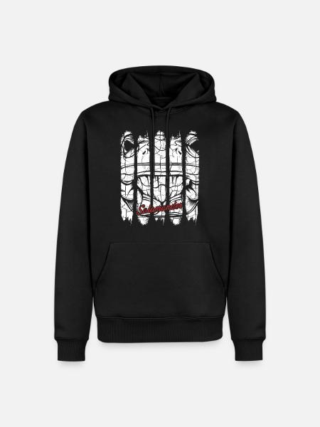 salamander - Men’s Premium Organic Hoodie - black