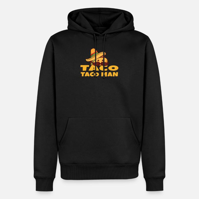 Taco Taco Man - Sweat à capuche Premium bio Homme - noir