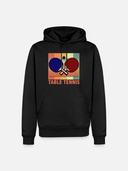 table tennis - Men’s Premium Organic Hoodie - black