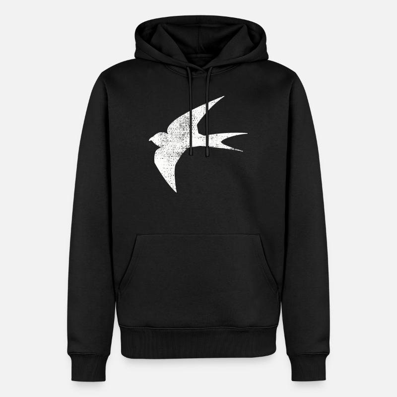 Schwalbe - Männer Premium Bio Hoodie - Schwarz