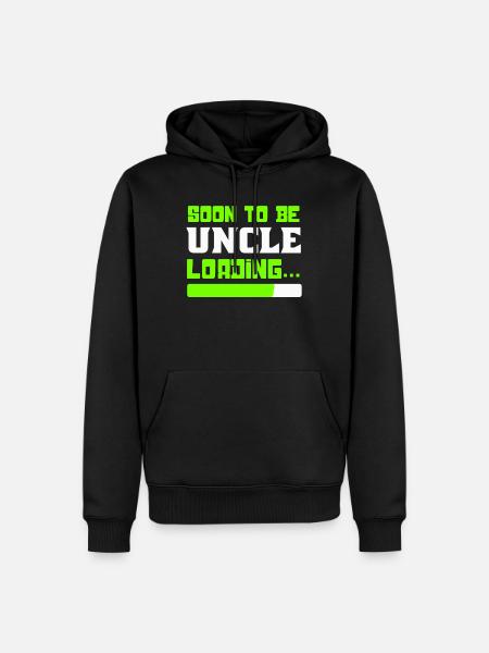 Pian on setä, Uncle Loading, Uncle Be Be - Herre Premium økologisk hoodie - sort