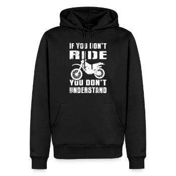 Wenn Sie nicht fahren, verstehen Sie MX Moto nicht - Männer Premium Bio Hoodie - Schwarz - Vorne - Nico (187cm)
