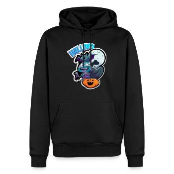 Cadeau de vitesse d'Halloween - Sweat à capuche Premium bio Homme - noir - Devant - Nico (187cm)