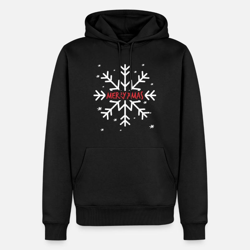 Weihnachten - Männer Premium Bio Hoodie - Schwarz