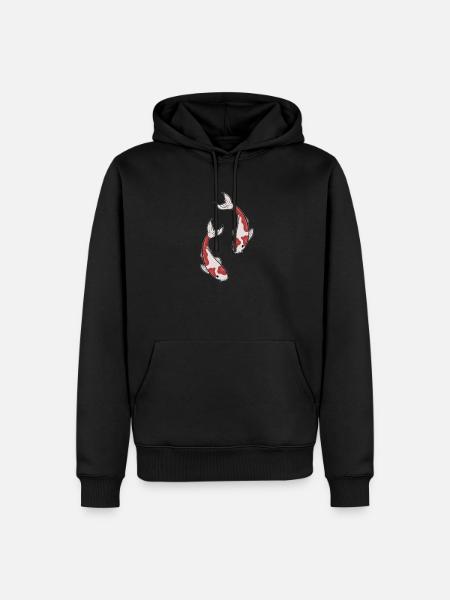 Koi Koi Koi - Men’s Premium Organic Hoodie - black